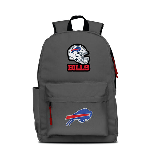 BUFFALO BILLS TWO-LOGO CAMPUS LAPTOP LAPTOP BACKPACK-GRAY