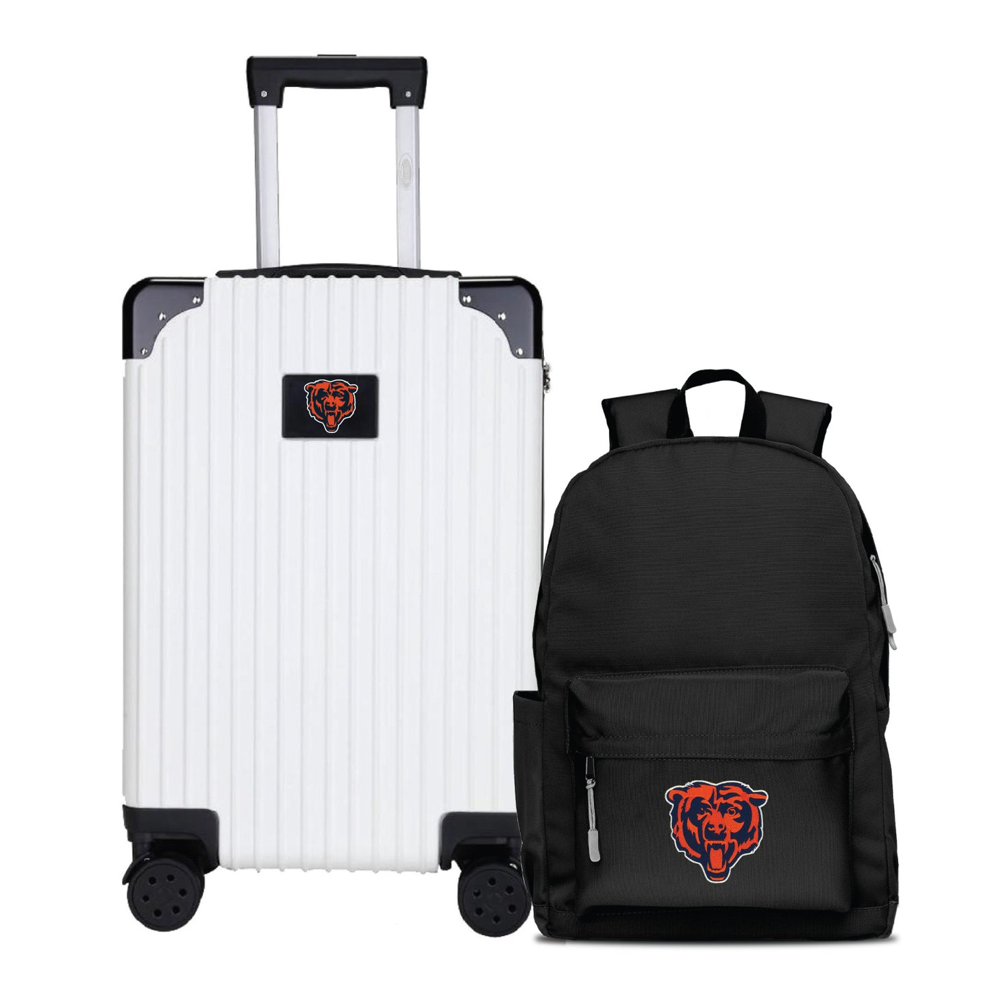 Chicago Bears Carry-On Hardcase Spinner Luggage and Backpack Set