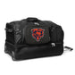 Chicago Bears 27" Black Rolling Drop Bottom Duffel