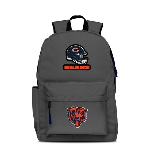 CHICAGO BEARS TWO-LOGO CAMPUS LAPTOP BACKPACK-GRAY