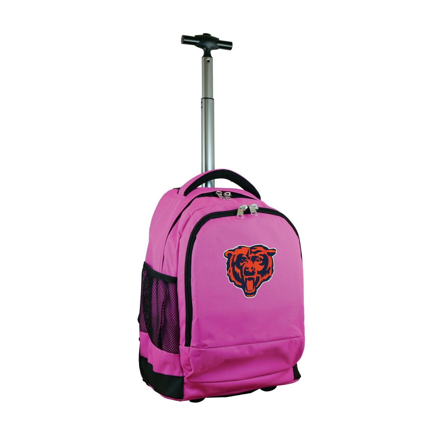Chicago Bears Premium Wheeled Backpack in Pink