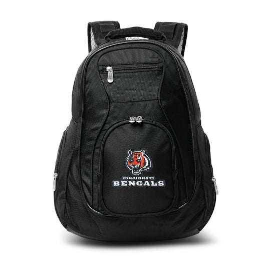 Bengals Backpack | Cincinnati Bengals Laptop Backpack- Secondary Logo