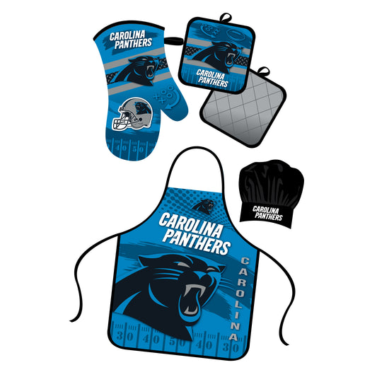 Carolina Panthers Apron and Oven Mitt Bundle