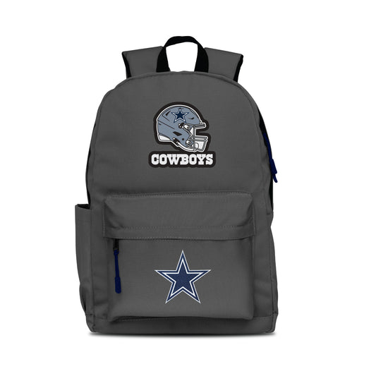 DALLAS COWBOYS TWO-LOGO CAMPUS LAPTOP BACKPACK-GRAY