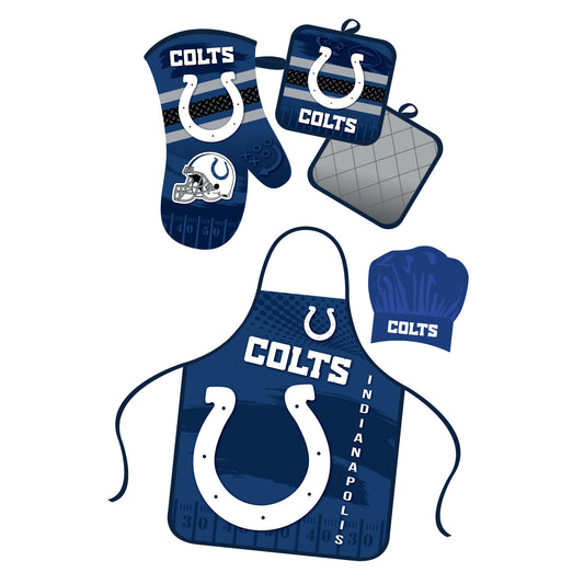 Indianapolis Colts Apron and Oven Mitt Bundle