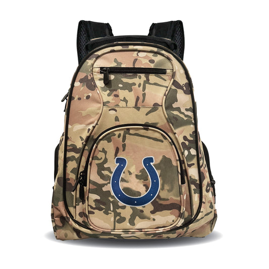 Colts Backpack| Indianapolis Colts Laptop Backpack- CAMO