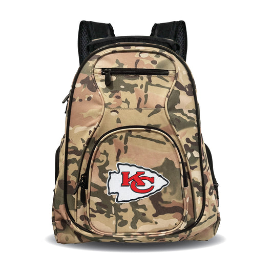 Chiefs Backpack| Kansas City Chiefs Laptop Backpack- CAMO
