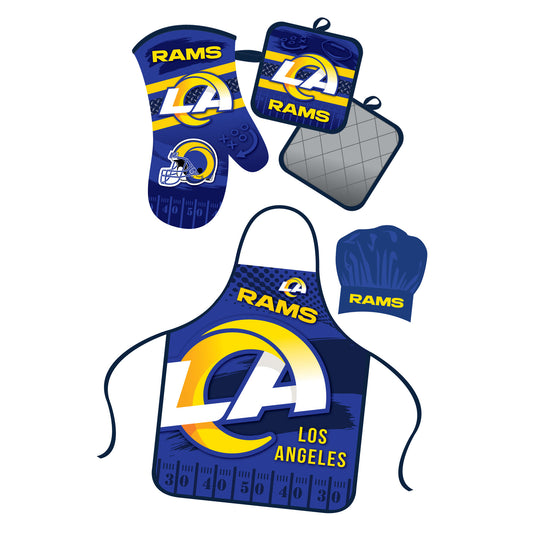 Los Angeles Rams Apron and Oven Mitt Bundle