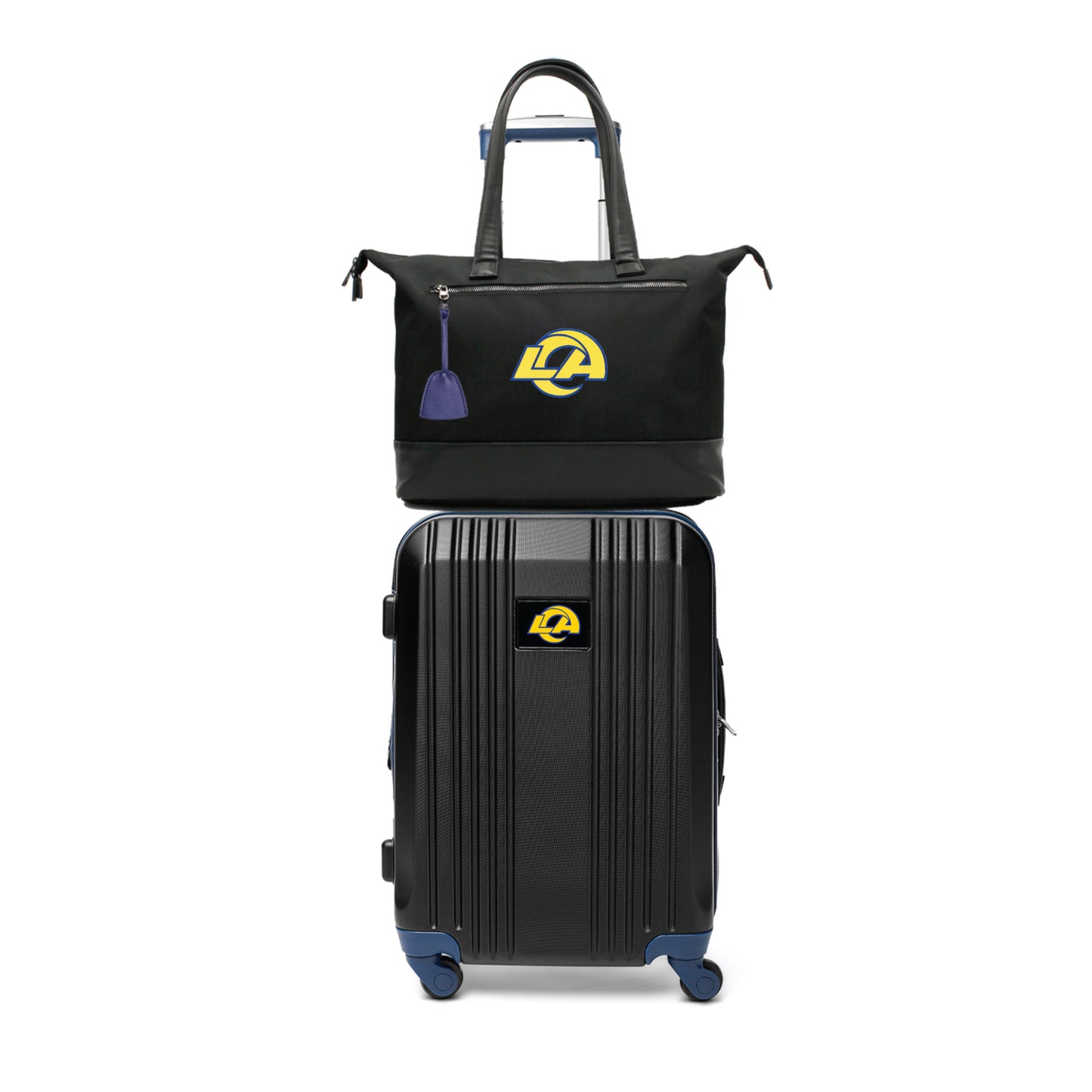 Los Angeles Rams Premium Laptop Tote Bag and Luggage Set