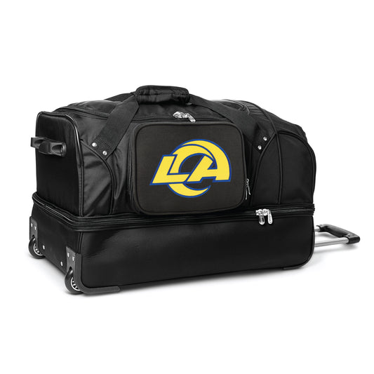 Los Angeles Rams 27" wheeled Drop Bottom Duffel