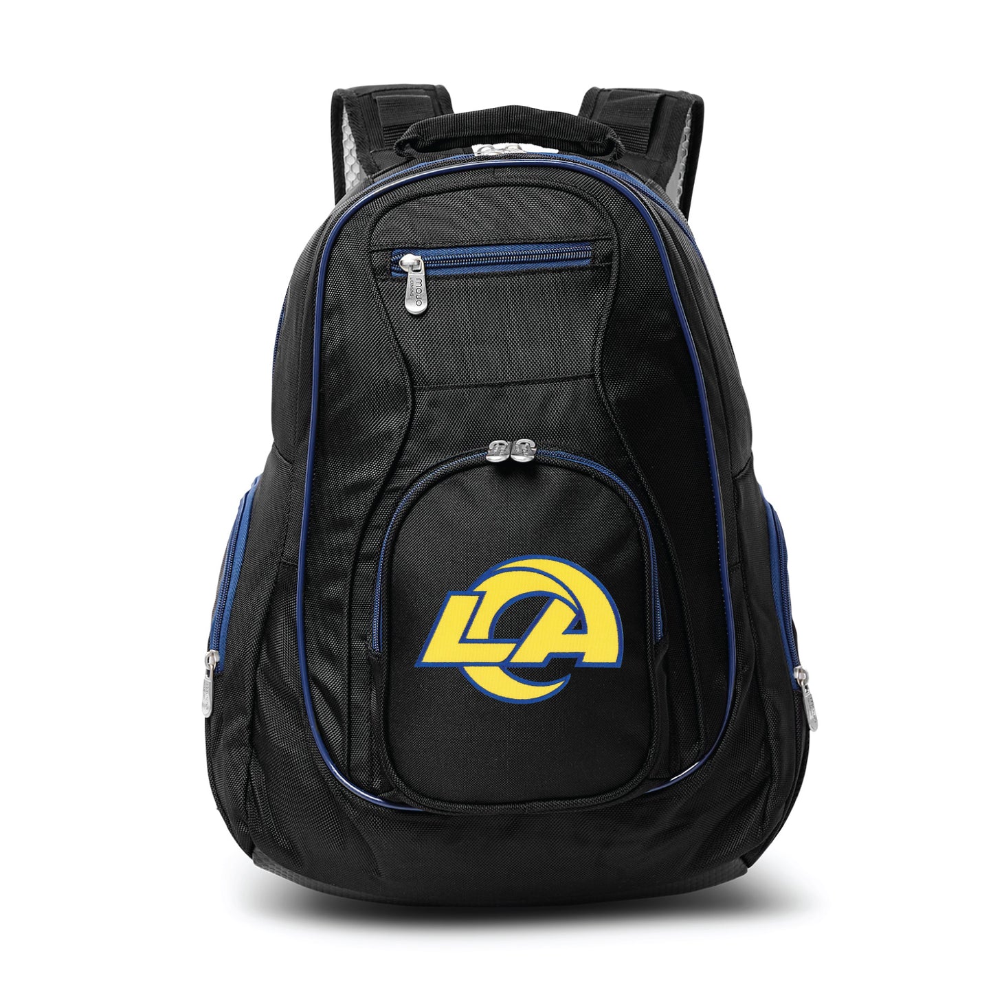 LA Rams Backpack | Los Angeles Rams Backpack- Blue Trim