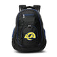 LA Rams Backpack | Los Angeles Rams Backpack- Blue Trim
