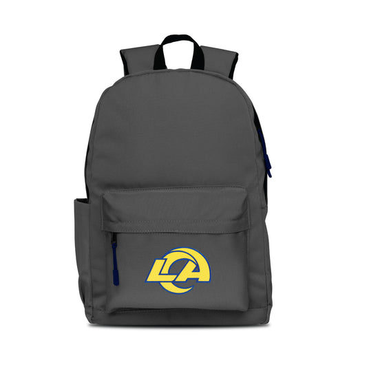 Los Angeles Rams Campus Laptop Backpack- Gray