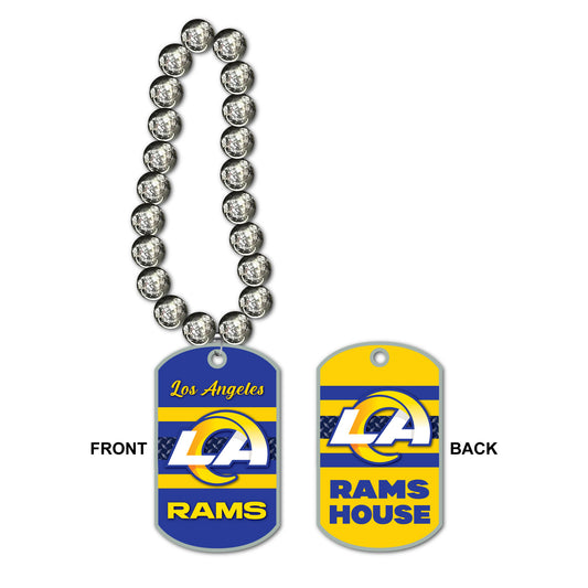Los Angeles Rams Jumbo Dog Tag Necklace