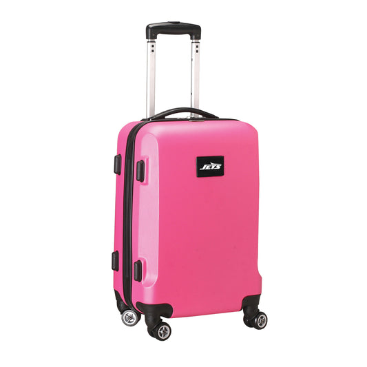 New York Jets 20" Carry-on Spinner Luggage- Pink