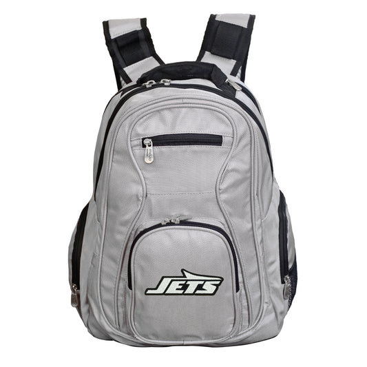 NY Jets Backpack | New York Jets Laptop Backpack- Gray