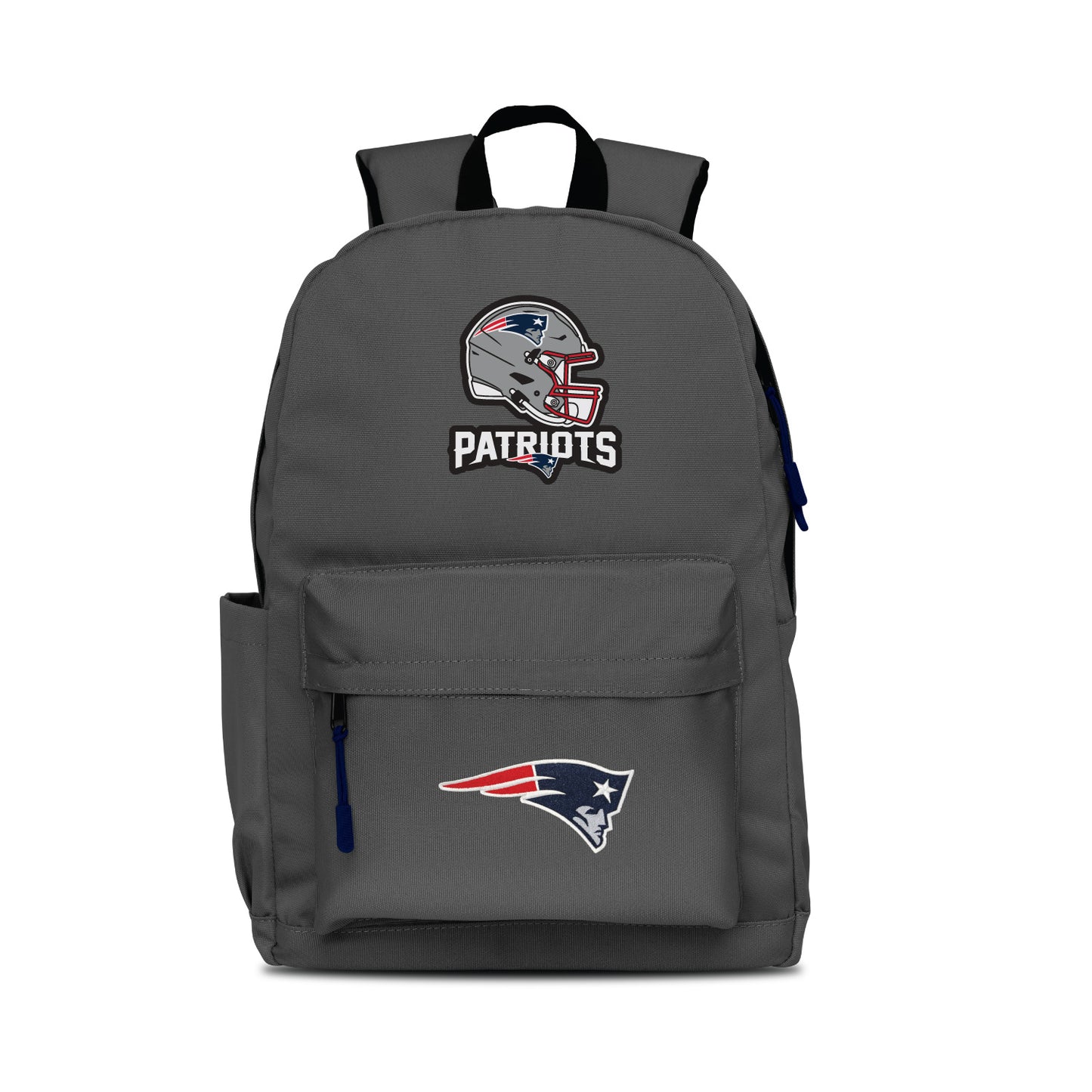 NEW ENGLAND PATRIOTS TWO-LOGO CAMPUS LAPTOP BACKPACK-GRAY