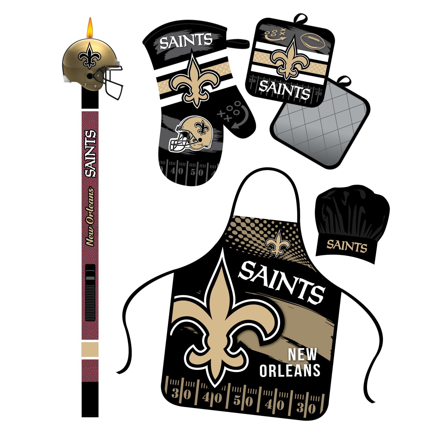 New Orleans Saints BBQ Bundle
