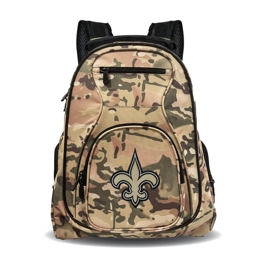 Saints Backpack | New Orleans Saints Laptop Backpack- CAMO