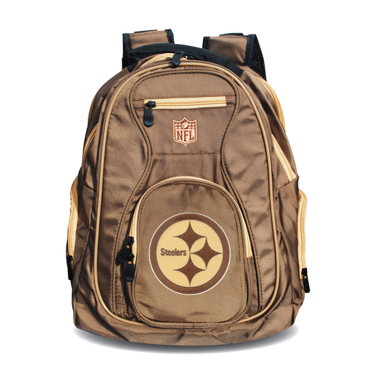 Steelers Backpack | Pittsburgh Steelers Laptop Backpack- Desert Sand