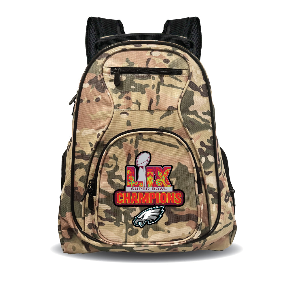 Philadelphi Eagles Super Bowl LIX Champions Premium Laptop Backpack- CAMO