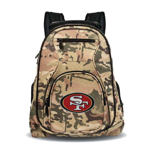 49ers Backpack | San Francisco 49ers Laptop Backpack- CAMO
