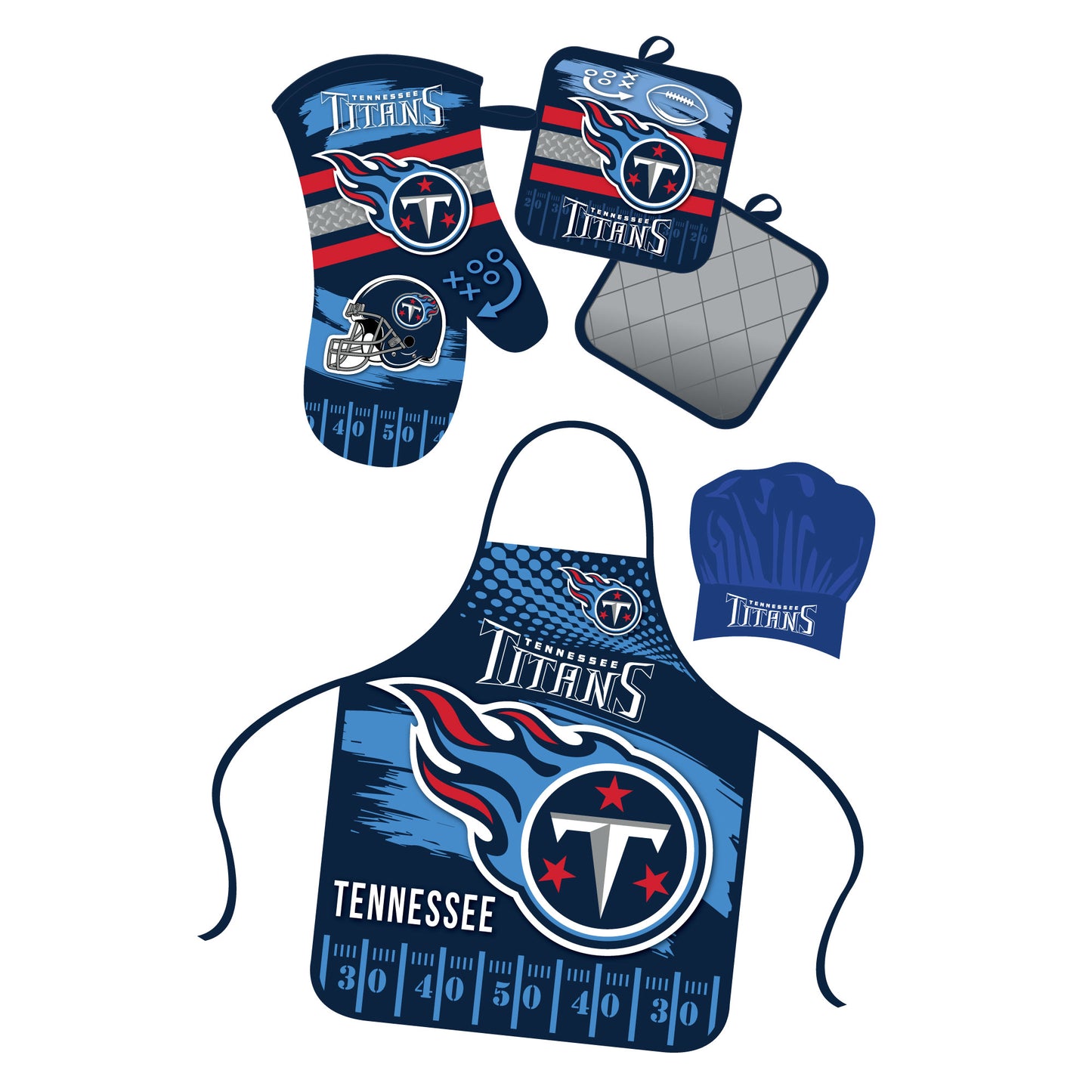 Tennessee Titans Apron and Oven Mitt Bundle