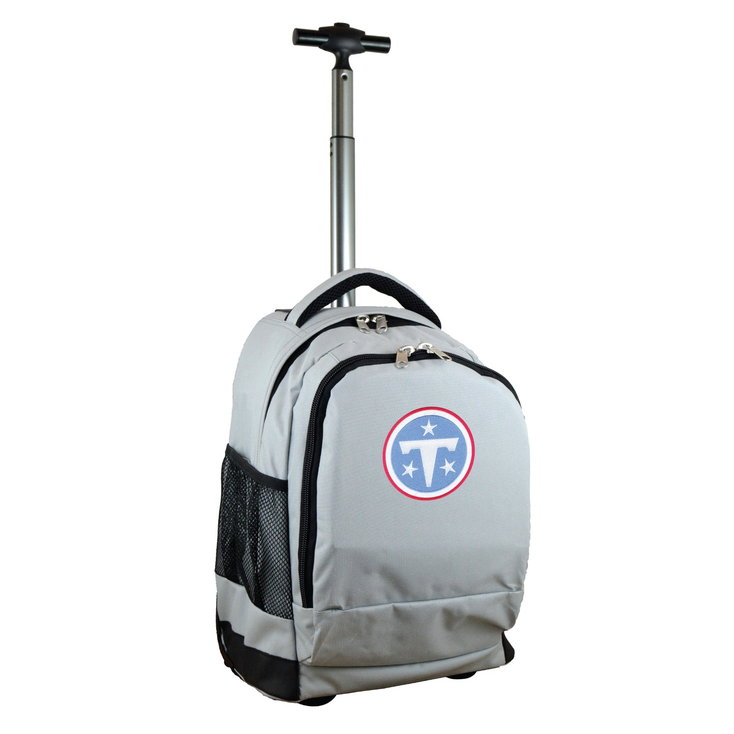 Tennessee Titans Premium Wheeled Backpack in Grey