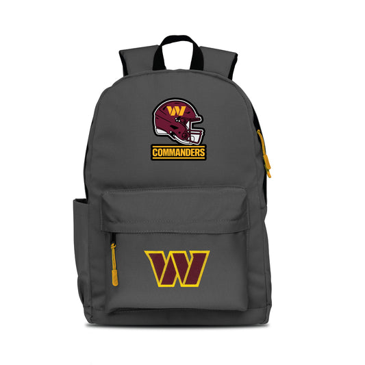 WASHINGTON COMMANDERS TWO-LOGO CAMPUS LAPTOP BACKPACK-GRAY