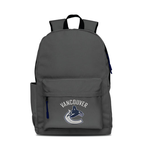 Vancouver Canucks Campus Laptop Backpack- Gray