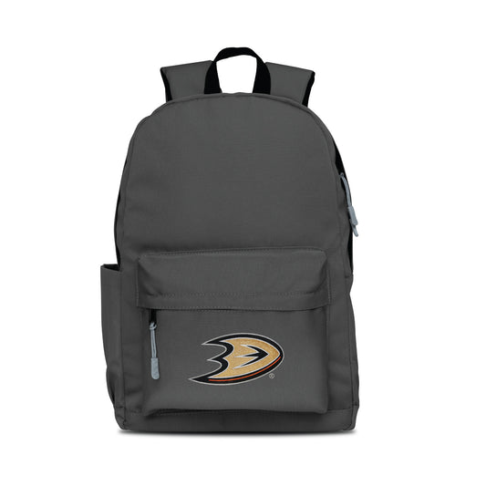 Anaheim Ducks Campus Laptop Backpack- Gray