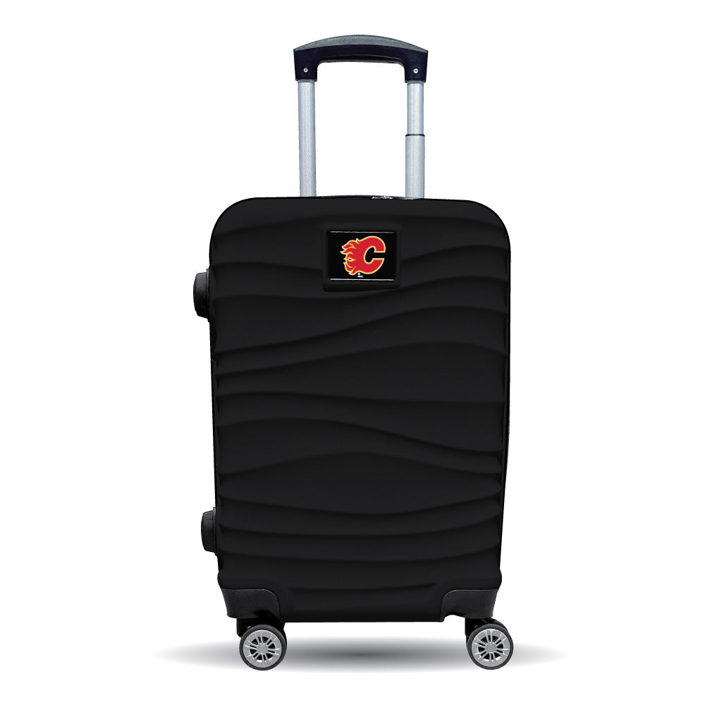 Calgary Flames Color Blitz 21-inch carry-on luggage in Black