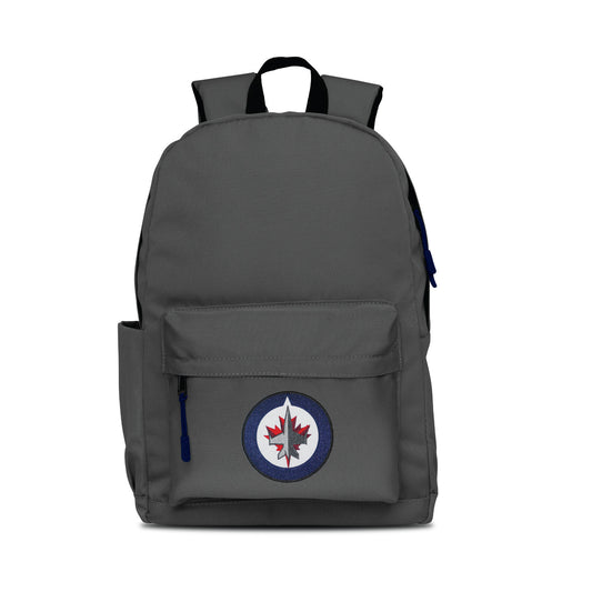 Winnipeg Jets Campus Laptop Backpack- Gray