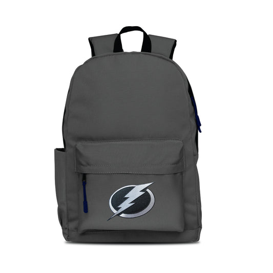Tampa Bay Lightning Campus Laptop Backpack- Gray