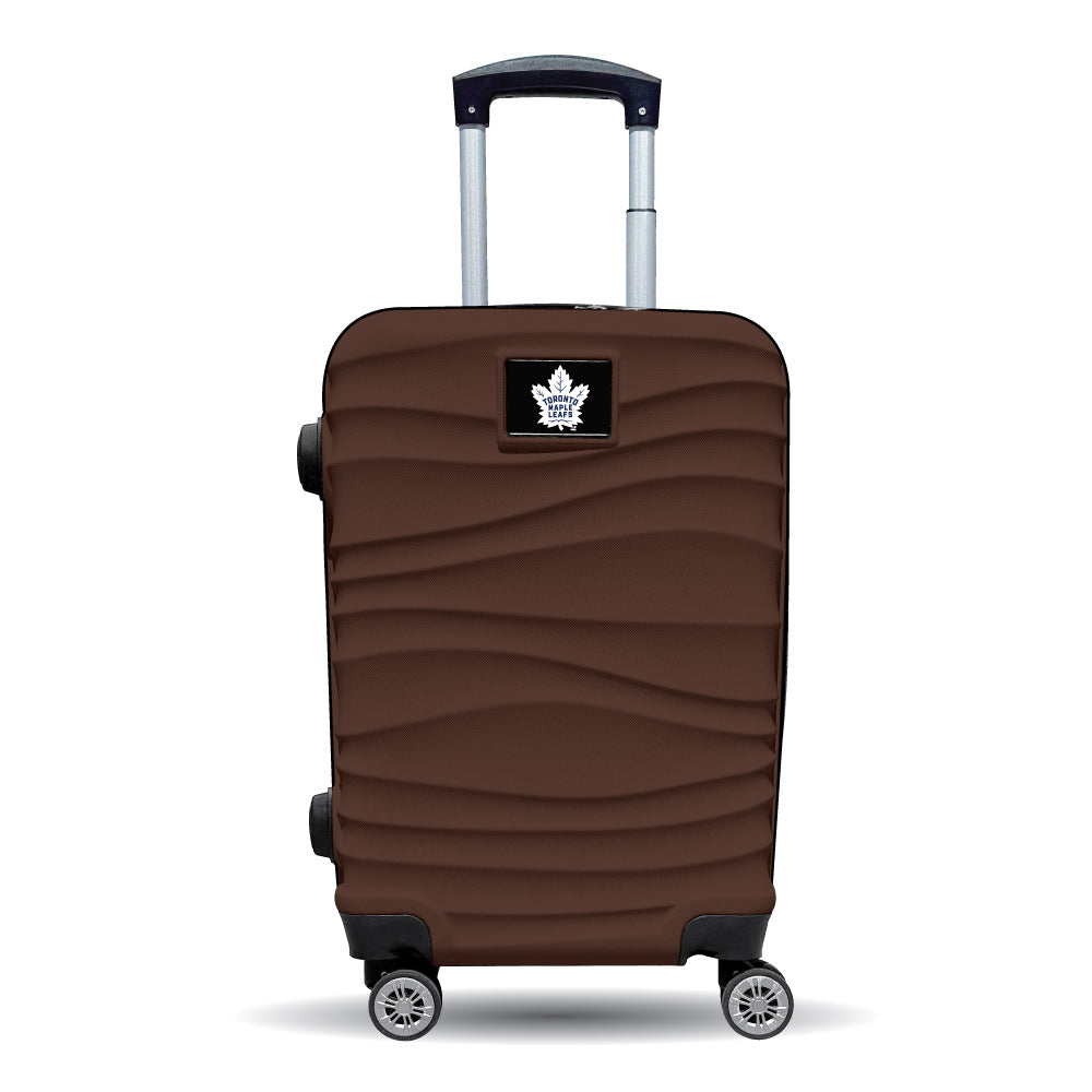 Toronto Maple Leafs Color Blitz 21-inch carry-on luggage in Brown