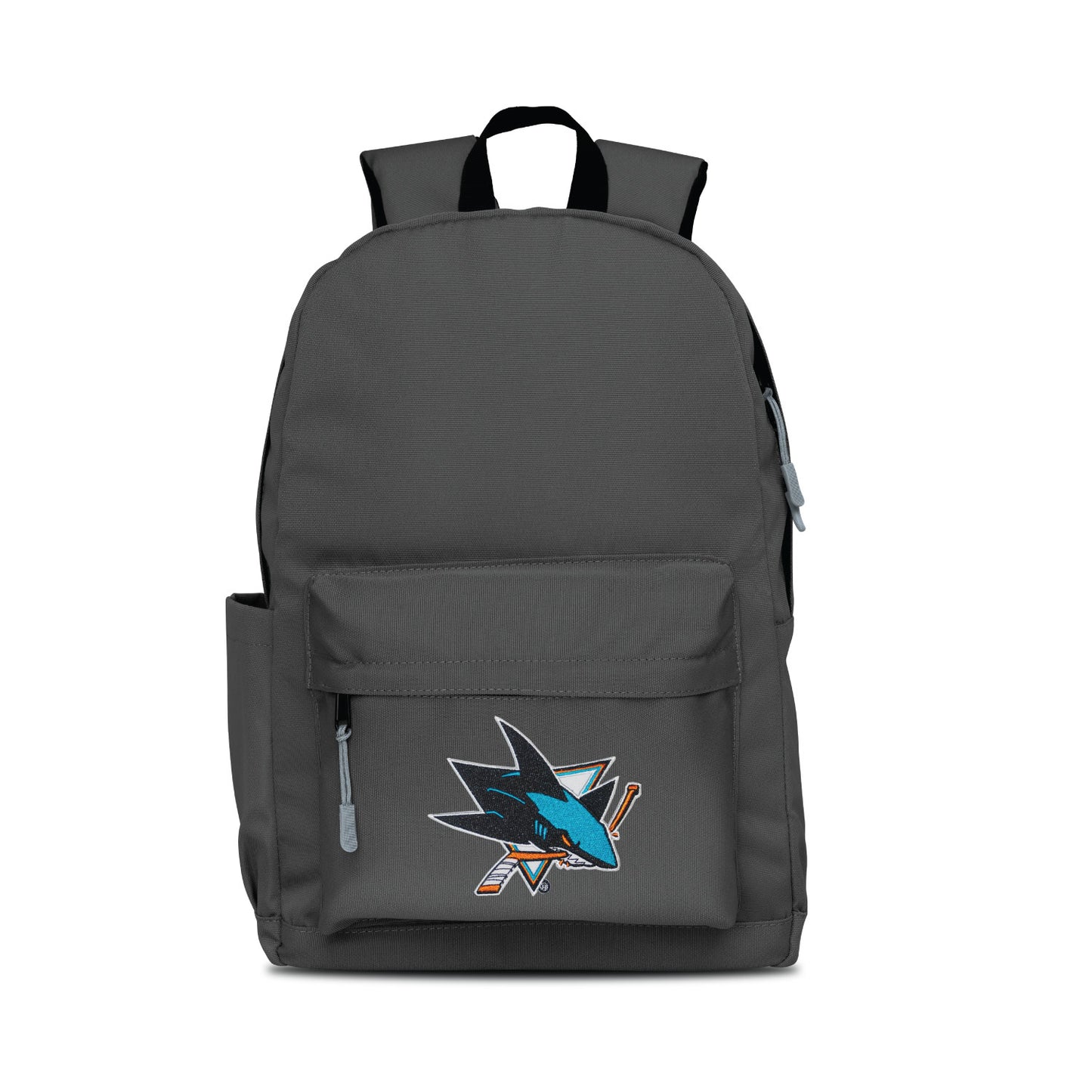 San Jose Sharks Campus Laptop Backpack- Gray
