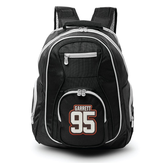 Cleveland Browns Myles Garrett Premium Backpack with Gray Trim