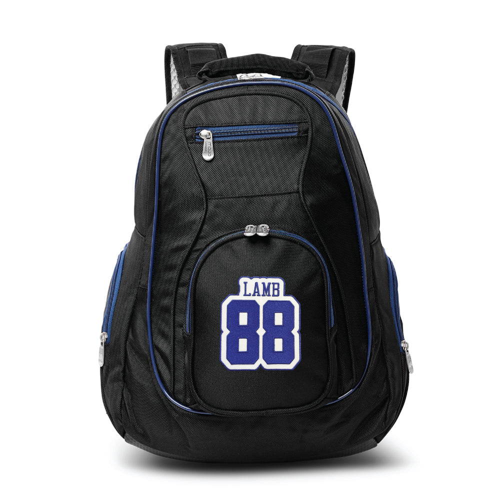 Dallas Cowboys CeeDee Lamb Premium Backpack with Gray Trim