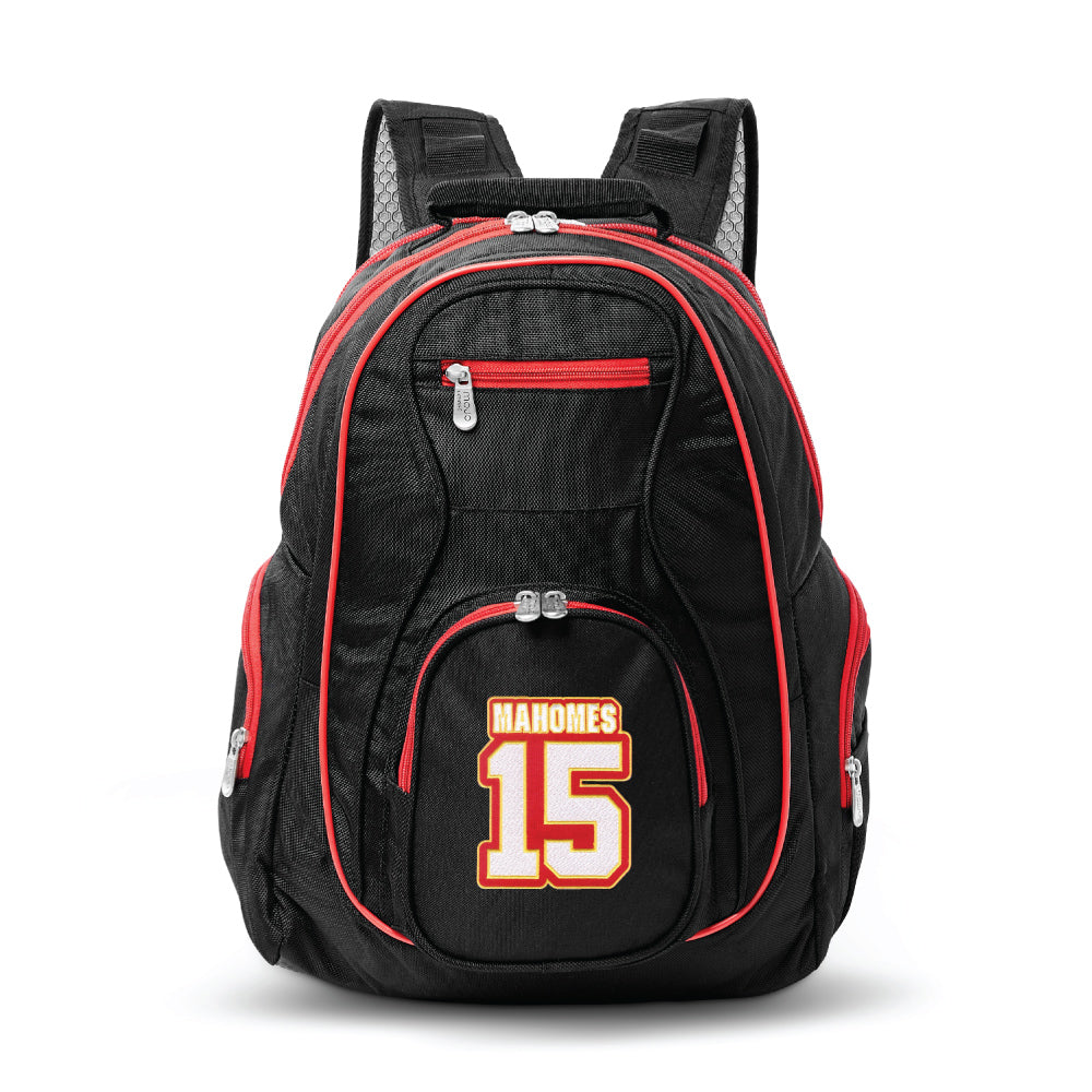 Kansas City Chiefs Patrick Mahomes Premium Backpack with Red Trim