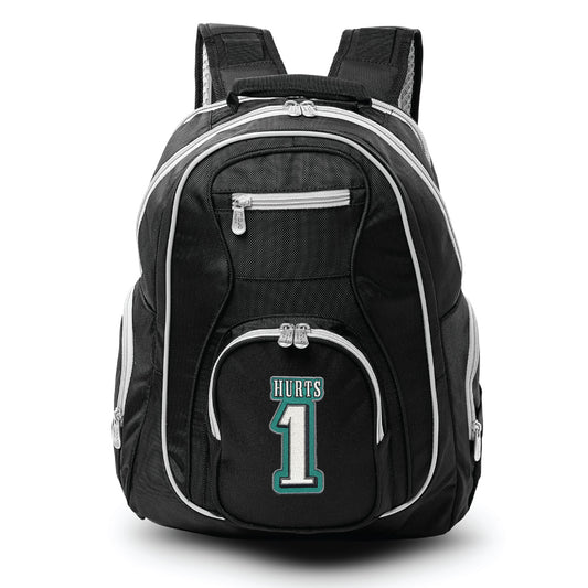 Philadelphia Eagles Jalen Hurts Premium Backpack with Gray Trim