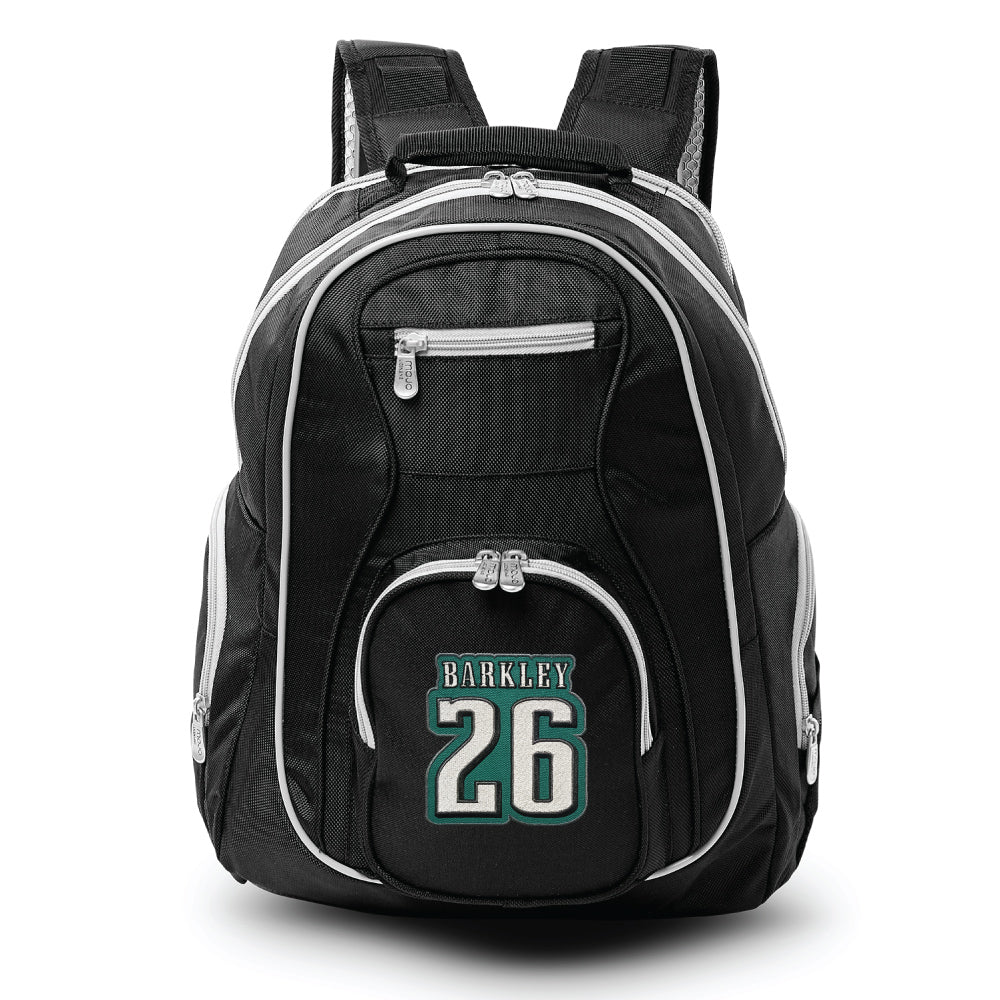 Philadelphia Eagles Saquan Barkley Premium Backpack with Gray Trim