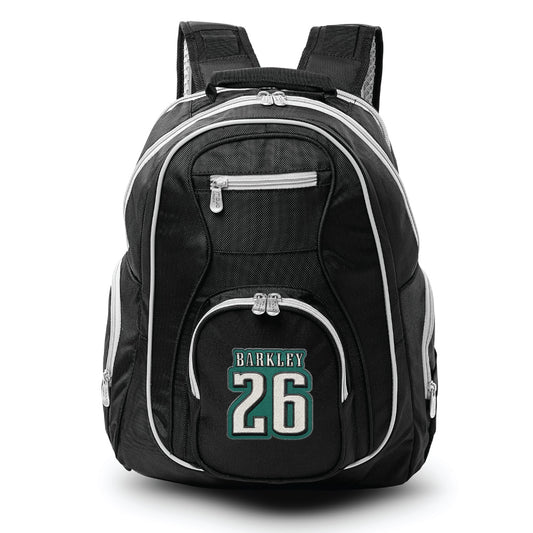 Philadelphia Eagles Saquan Barkley Premium Backpack with Gray Trim