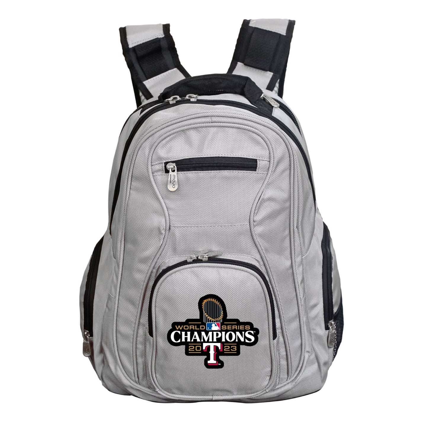 2023 World Series Champions Texas Rangers Gray Laptop Backpack