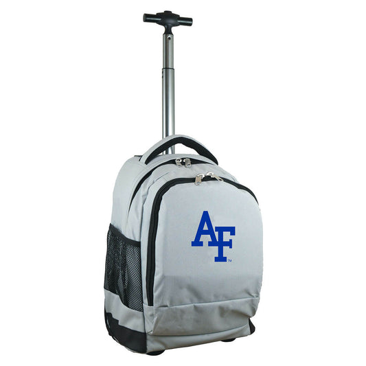 US Airforce Academy Premium Wheeled Backpack in Grey