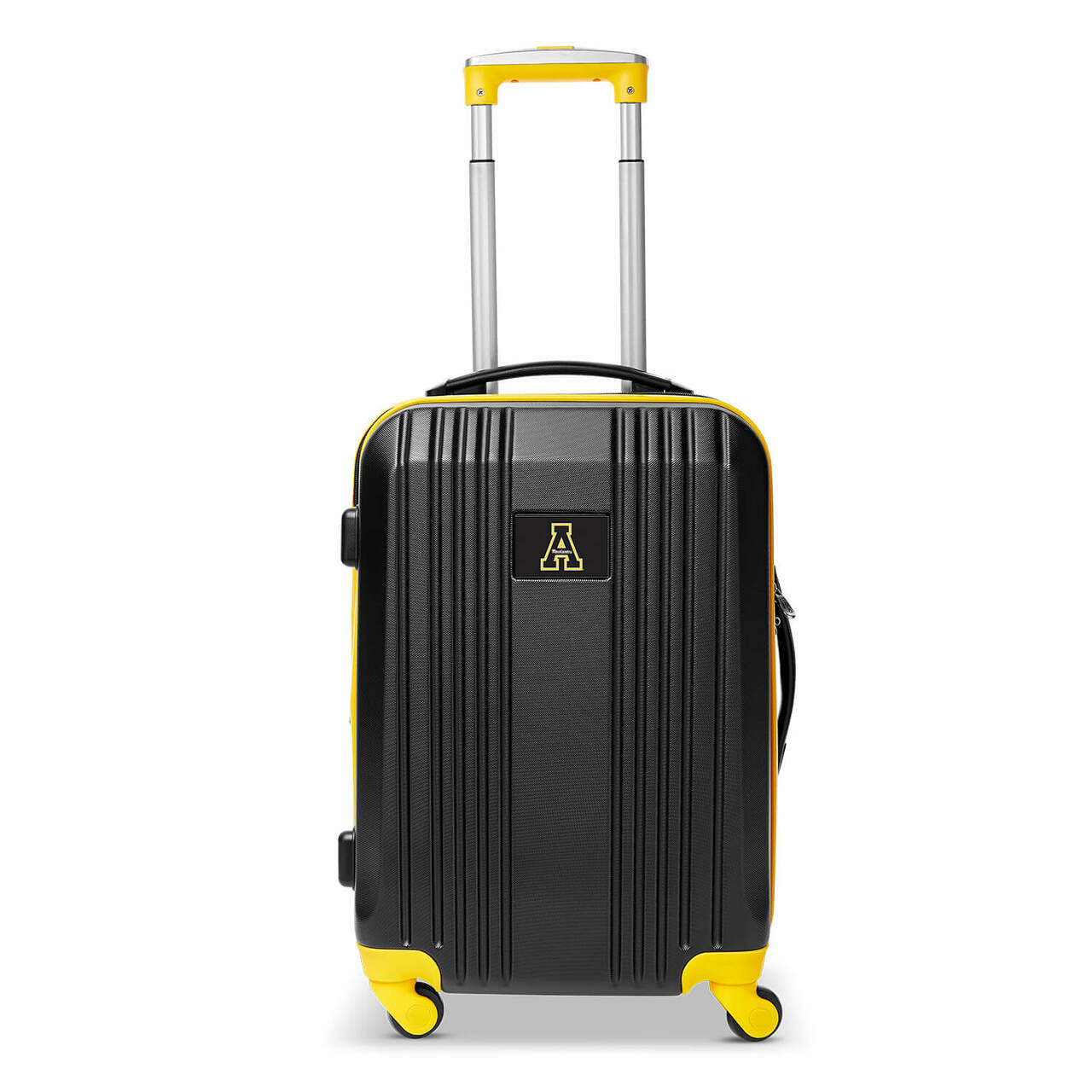 Mountaineers Carry On Spinner Luggage | Appalachian State Mountaineers Hardcase Two-Tone Luggage Carry-on Spinner in Yellow