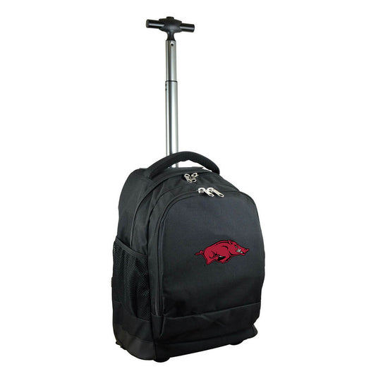 Arkansas Premium Wheeled Backpack in Black