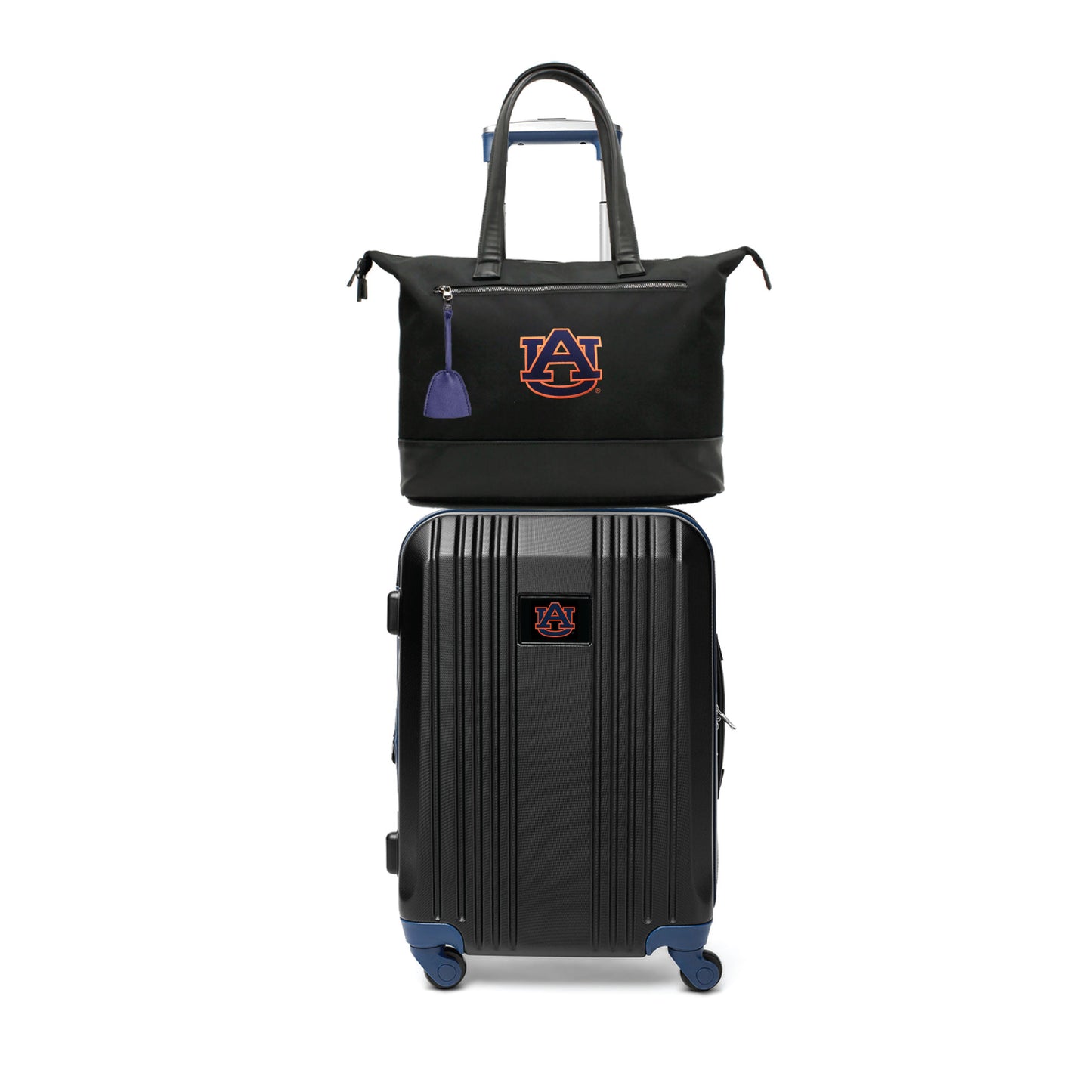 Auburn Tigers Premium Laptop Tote Bag and Luggage Set
