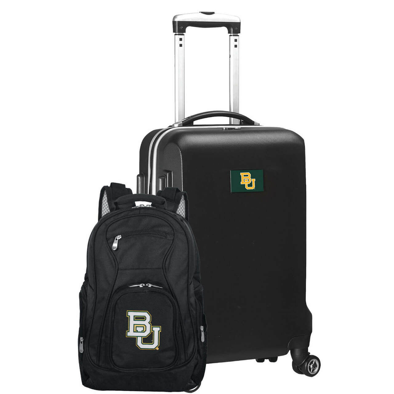 Baylor Bears Deluxe 2-Piece Backpack and Carry on Set in Black