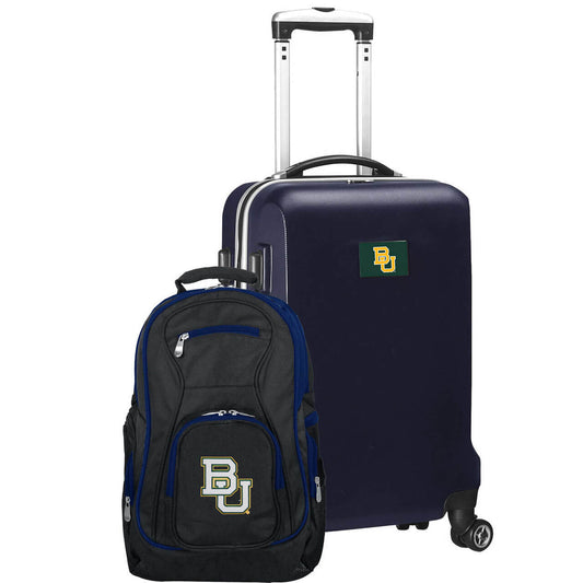Baylor Bears Deluxe 2-Piece Backpack and Carry on Set in Navy
