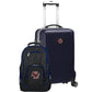 Boston College Eagles Deluxe 2-Piece Backpack and Carry on Set in Navy